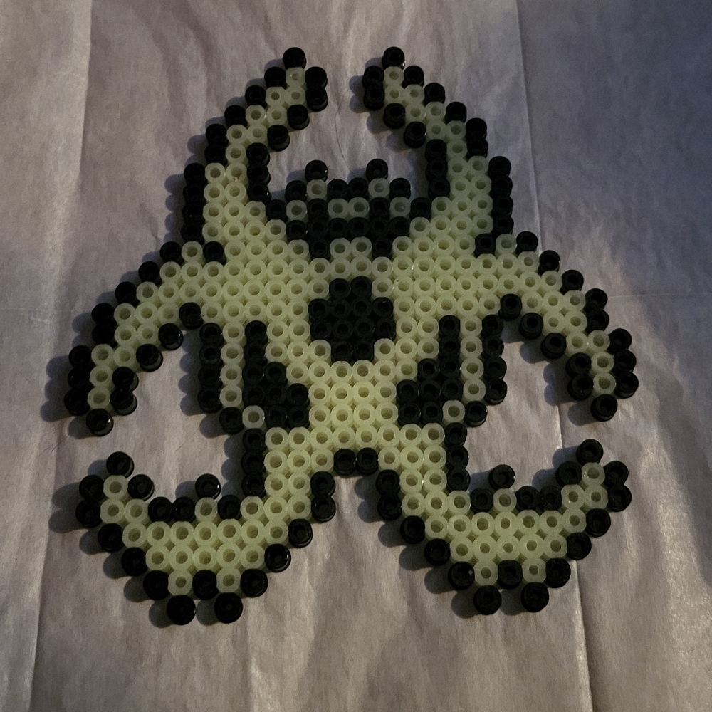 Perler Bead Hazmat Symbol